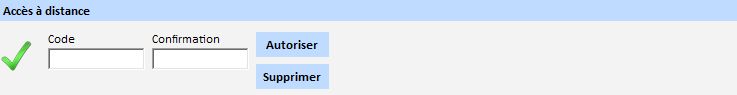 Accès à distance