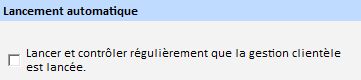 lancement automatique