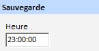 sauvegarde