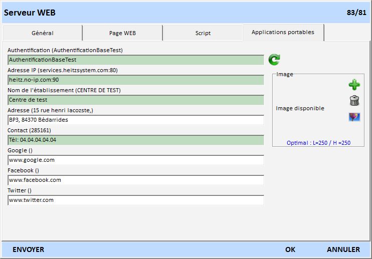 Serveur Web applications