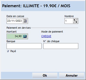 paiement
