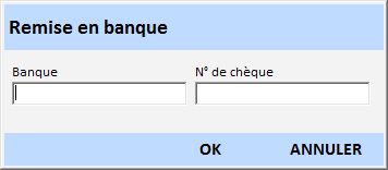 Remise en banque