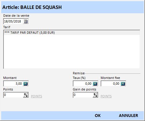 Accès ajouter saisie