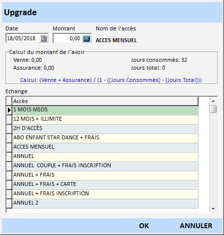 Upgrade