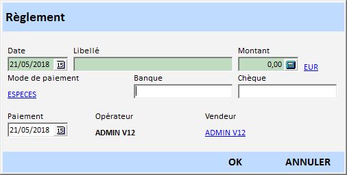 Ajouter vente