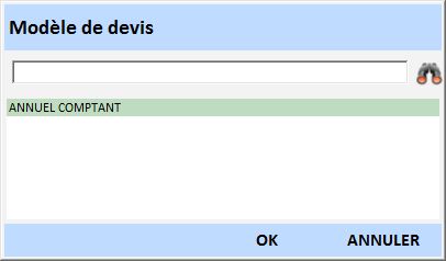 devis modèle