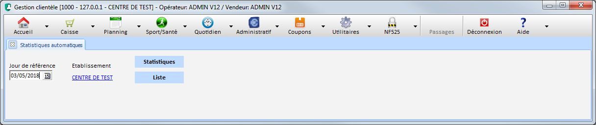 Statistiques automatiques