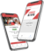Application HeitzFit4 personnalisable, permettant aux adhérents de gérer leur abonnement, réserver des cours et suivre leurs performances via smartphone ou tablette.